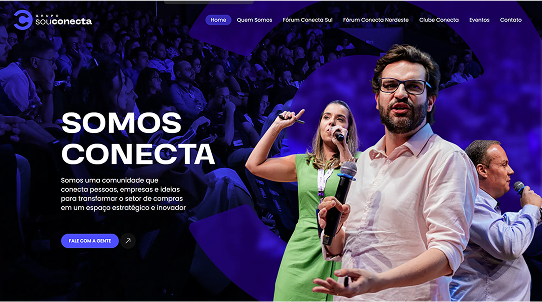 Grupo Sou Conecta - Website Institucional
