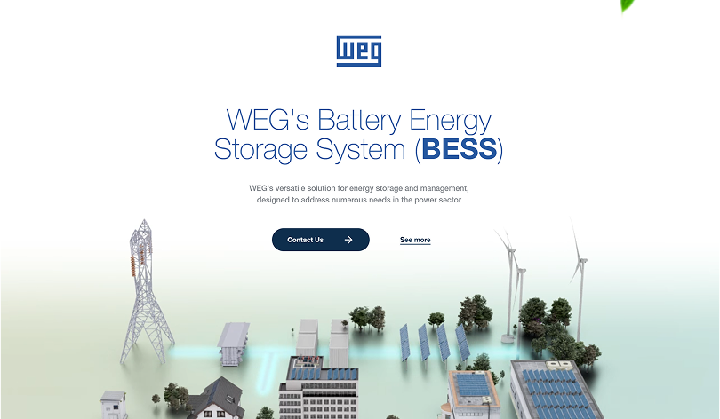 WEG - Landing Page Bess